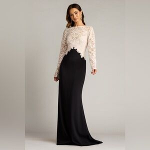 TADASHI SHOJI - LAFAYETTE EMBROIDERED BODICE GOWN